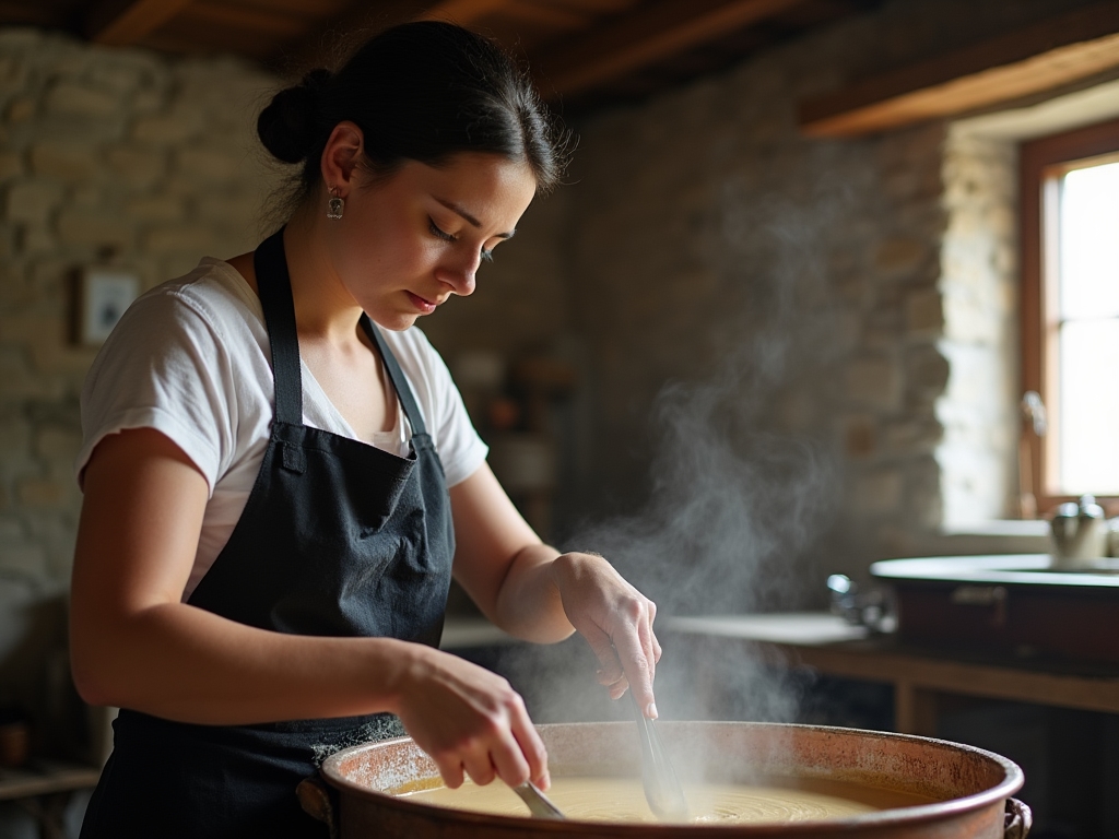 Atelier de fabrication de savon au lait de chèvre