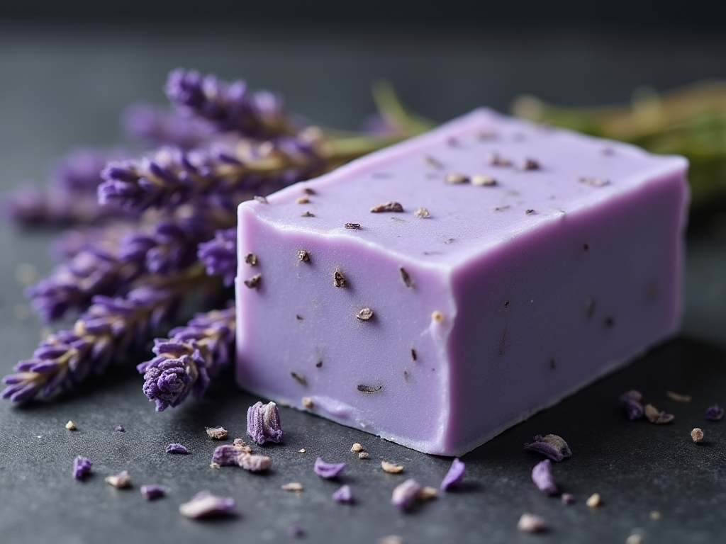 Savon à la lavande au lait de chèvre